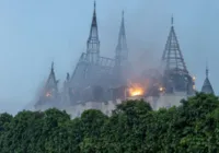 Castelo de Harry Potter fica destruído após ataque russo na Ucrânia