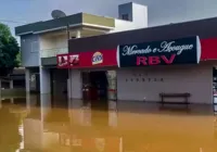 Cheia do Rio Uruguai alaga municípios do interior do Rio Grande do Sul