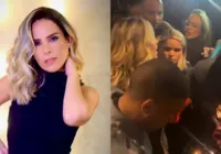 Descancelada? Wanessa é recebida por multidão em chegada à Globo