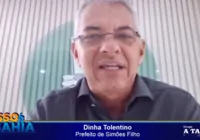 Dinha Tolentino diz esquecer palanque e fala de feitos em Simões Filho