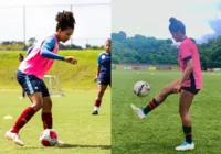 Finalistas do baianão, dupla BaVi encara realidade do futebol feminino