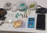 Gerente do tráfico é preso com drogas no Arenoso