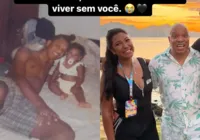 Grávida, filha de Anderson Leonardo faz homenagear o pai