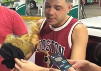 Homem é encontrado em posto de gasolina após sofrer suposto sequestro