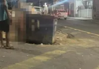 Homem é encontrado morto em contêiner de lixo