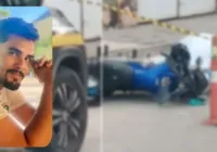 Homem morre após moto que ele pilotava bater em muro