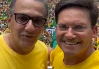 João Roma e deputados baianos chegam em ato pró-Bolsonaro, em SP