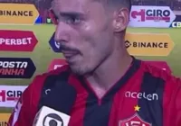 Jogador do Leão pega ar com repórter do Sportv: "Não sei que jogo viu"