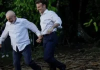 Lula e Macron viralizam com fotos de ensaio “pré-wedding”