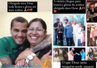 Mãe de Daniel Alves celebra liberdade condicional: "A vitória chegou"
