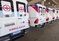 Mais de 180 cidades baianas serão beneficiadas com novas ambulâncias