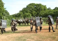 PM realiza instrução de tropas a pé e a cavalo para Ba-Vi; vídeo