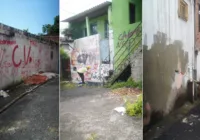 PM retira pichações de facções criminosas na região do Subúrbio; veja