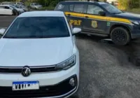 PRF detém homem por interceptação de carro roubado em Alagoinhas