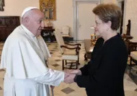 Papa Francisco recebe Dilma Rousseff no Vaticano