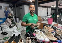 Peças usadas são transformadas em novas em centro de Lauro de Freitas