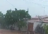 Pela primeira vez, Paulo Afonso registra chuva de granizo