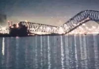 Ponte desaba completamente nos EUA após colisão de navio; veja