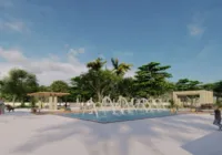 Praça central da Praia de Guarajuba ganhará fonte luminosa