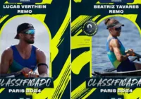 Remadores Beatriz Tavares e Lucas Verthein se garantem em Paris 2024