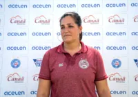 "Sempre buscando o gol”, garante Lindsay Camila, treinadora do Bahia