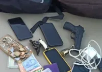 Suspeito de roubar clientes de restaurante na Graça é preso pela PM