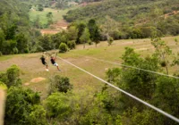 Terceira maior tirolesa da América Latina fica em Ibicoara, na Bahia