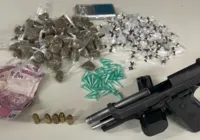 Arma furtada de PM é achada com membro do CV no Nordeste de Amaralina