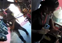 VÍDEO: Homem assalta loja de roupas femininas em Lauro de Freitas