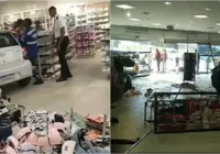 VÍDEO: carro invade loja dentro do Shopping Barra, em Salvador