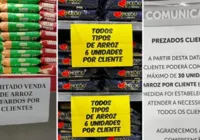Vai acabar? Mercados em Salvador limitam compra de arroz