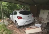 Veículo invade condomínio durante perseguição policial em Cajazeiras