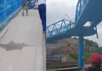 ViaBahia adia reparo em trecho da passarela que desabou na BR-324