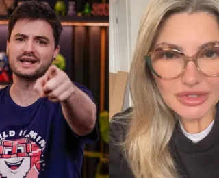 Antonia Fontenelle detona Felipe Neto: "doida pra amassar tua cara"