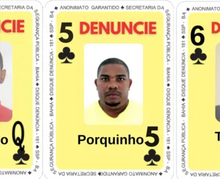 Baralho do Crime da SSP-BA ganha três novas cartas; confira