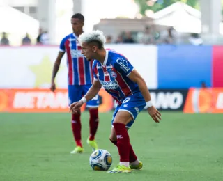 Biel recebe terceiro amarelo e desfalca o Bahia na Copa do Nordeste