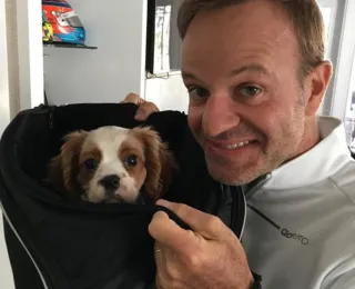 Cachorro de Rubinho Barrichello morre após comer 11 bitucas de cigarro