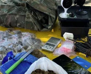 Câmeras de videomonitoramento e drogas são localizadas em Salvador