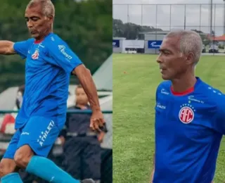 "Cansado para c*", diz Romário após primeiro treino no América-RJ