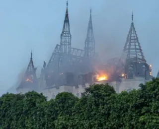 Castelo de Harry Potter fica destruído após ataque russo na Ucrânia