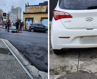 Ciclista é atropelado por carro em cruzamento na Pituba
