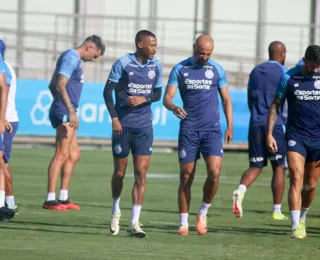 Com treino de pênaltis, Bahia encerra preparação para encarar o Caxias