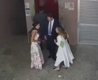 Esposa e ex-mulher de senador saem no tapa na frente dos filhos