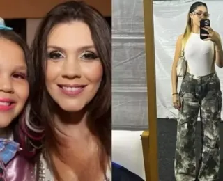 Filha de Simony posta foto na academia e impressiona por perda de peso