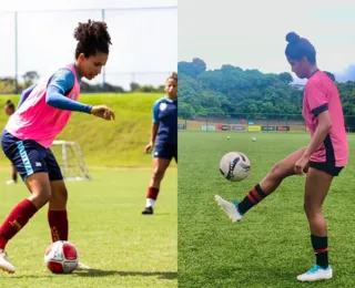 Finalistas do baianão, dupla BaVi encara realidade do futebol feminino