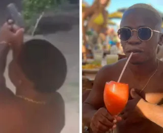 Influenciador causa polêmica após postar vídeo atirando para cima