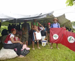 MST acampa no CAB após marcha com foco na  reforma agrária