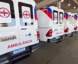 Mais de 180 cidades baianas serão beneficiadas com novas ambulâncias