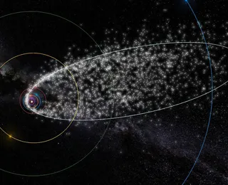 Meteoros de rastros do Halley podem ser vistos na madrugada de domingo