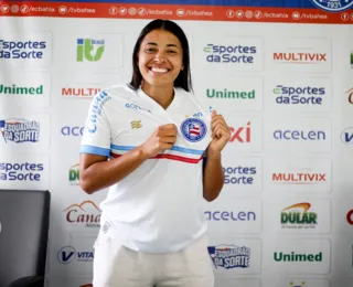 "Muito feliz em chegar", diz uruguaia Angela Gomez, reforço do Bahia